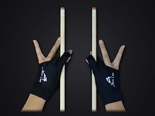 MEZZ Premium Billiard Glove - Fits Either Hand Burgundy Color