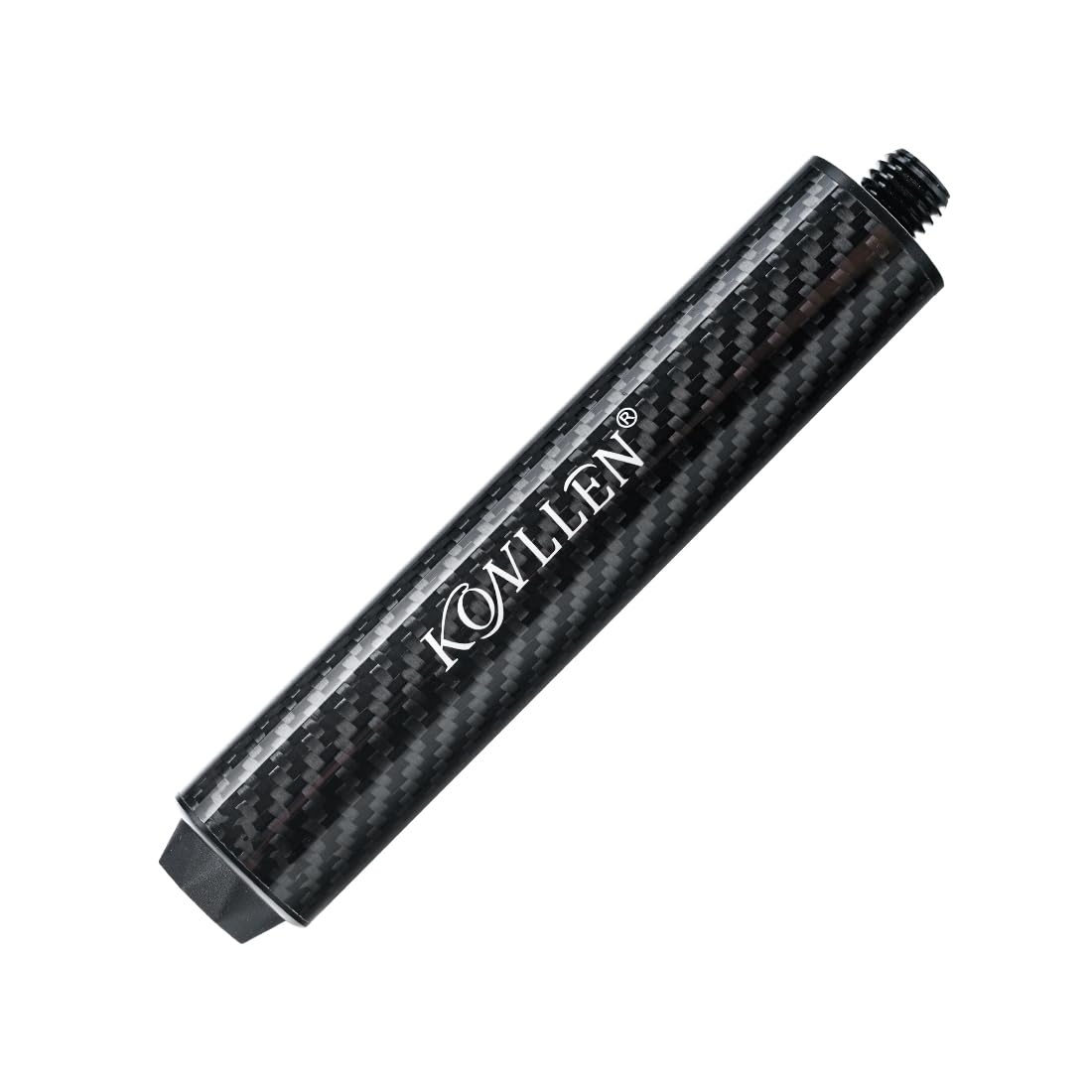 KONLLEN Pool Cue Extension 6 inch Carbon Fiber Billiard Cue Extension Billiard Accessories for Pool Sticks