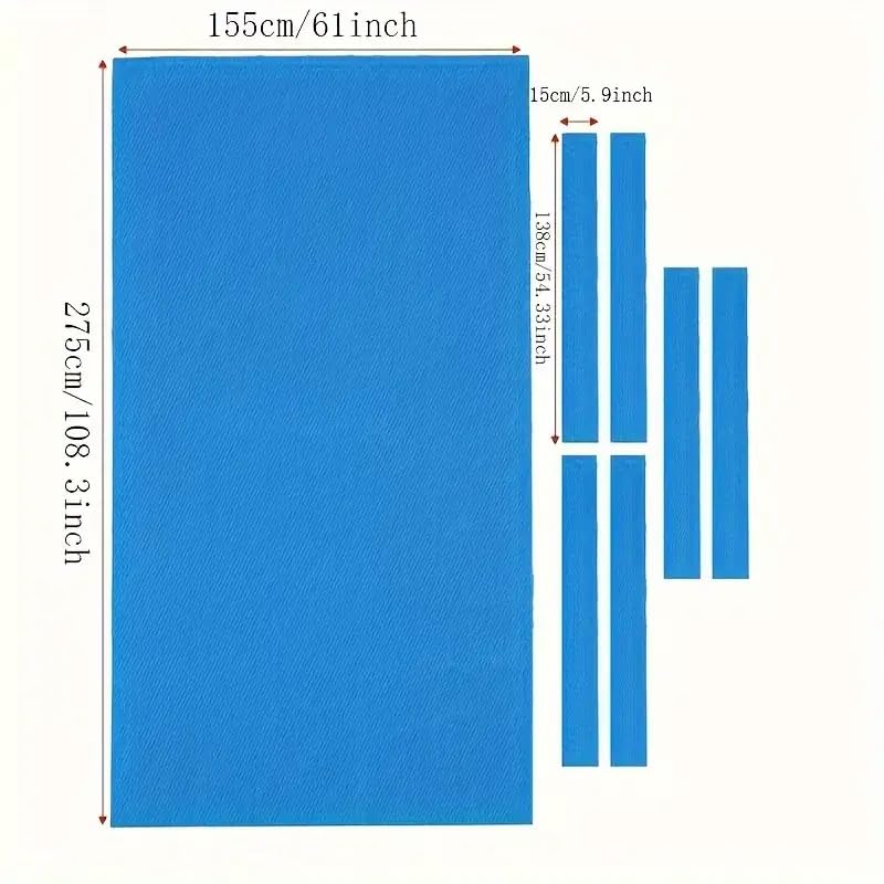 CPBA Competition-Electric Grey Billiard Cloth Pool Table Felt,Worsted Professional Pool Table Cloth,Fast Speed for 7' 8' 9' Pool Table Pre Cut Bed