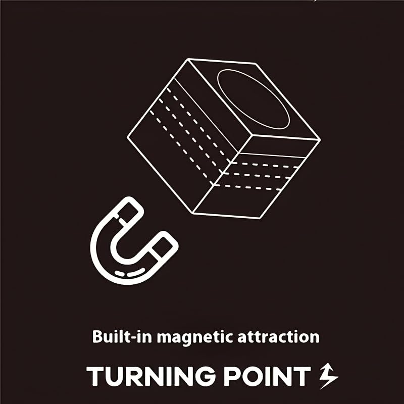 Turning Point Pool Cue Chalk with Aluminum Holder TP Pro Billiard Chalk H-For Hard Tip Blue for Professional Tournament Dedicated