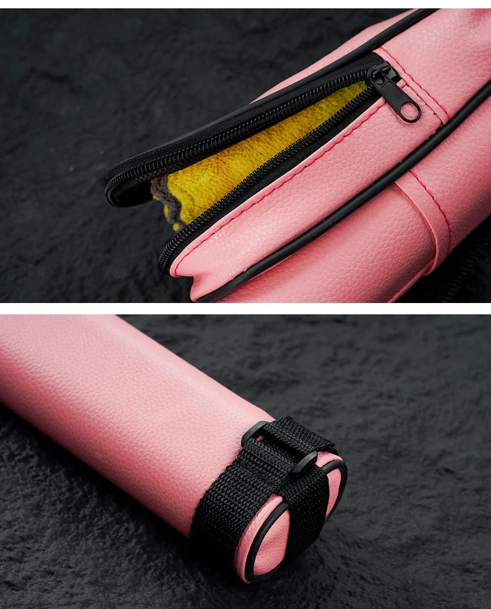 Konllen PU pink hard case- 1 Butt x 1 Shaft