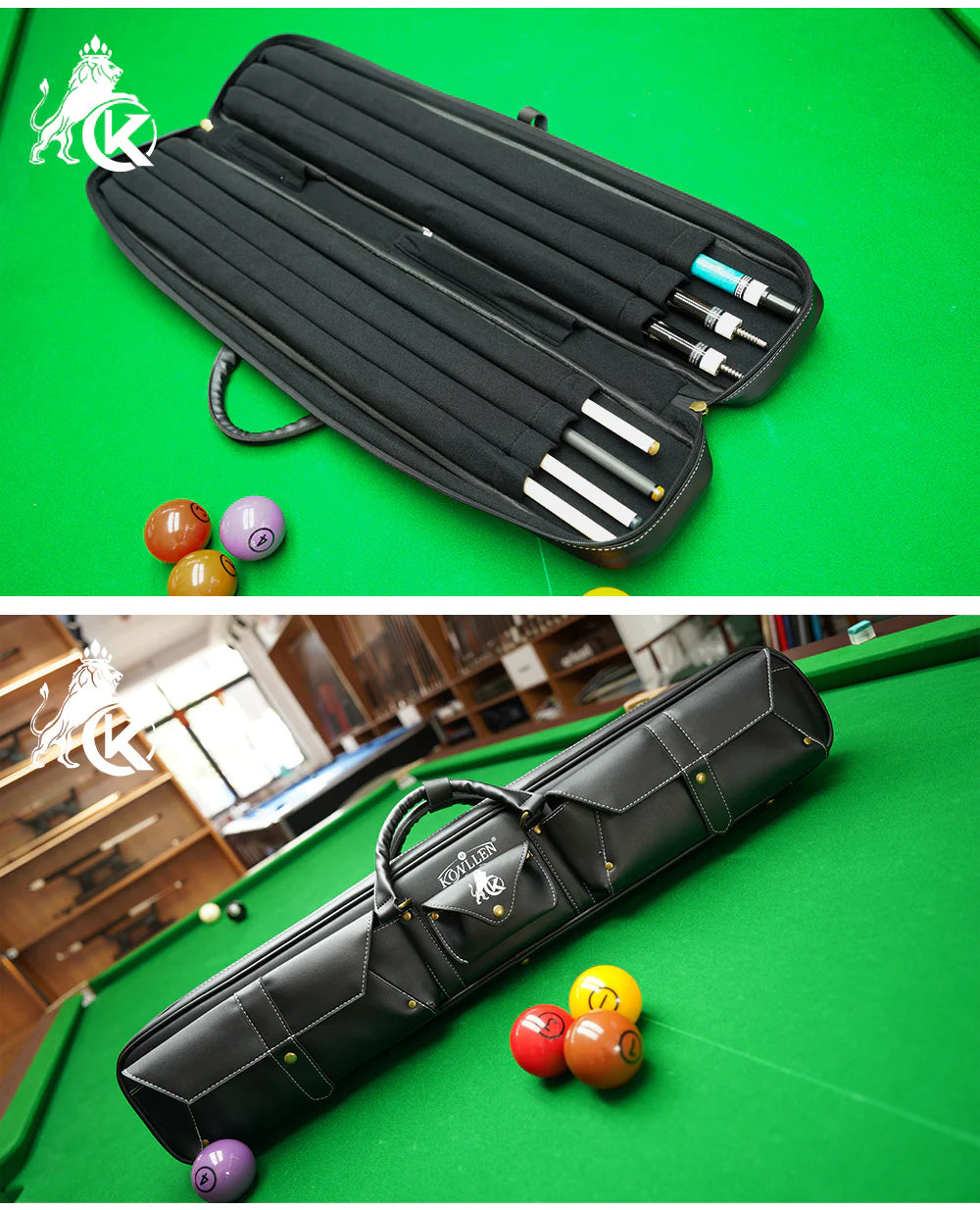 Konllen PU soft Case - 3 Butts x 4 Shafts
