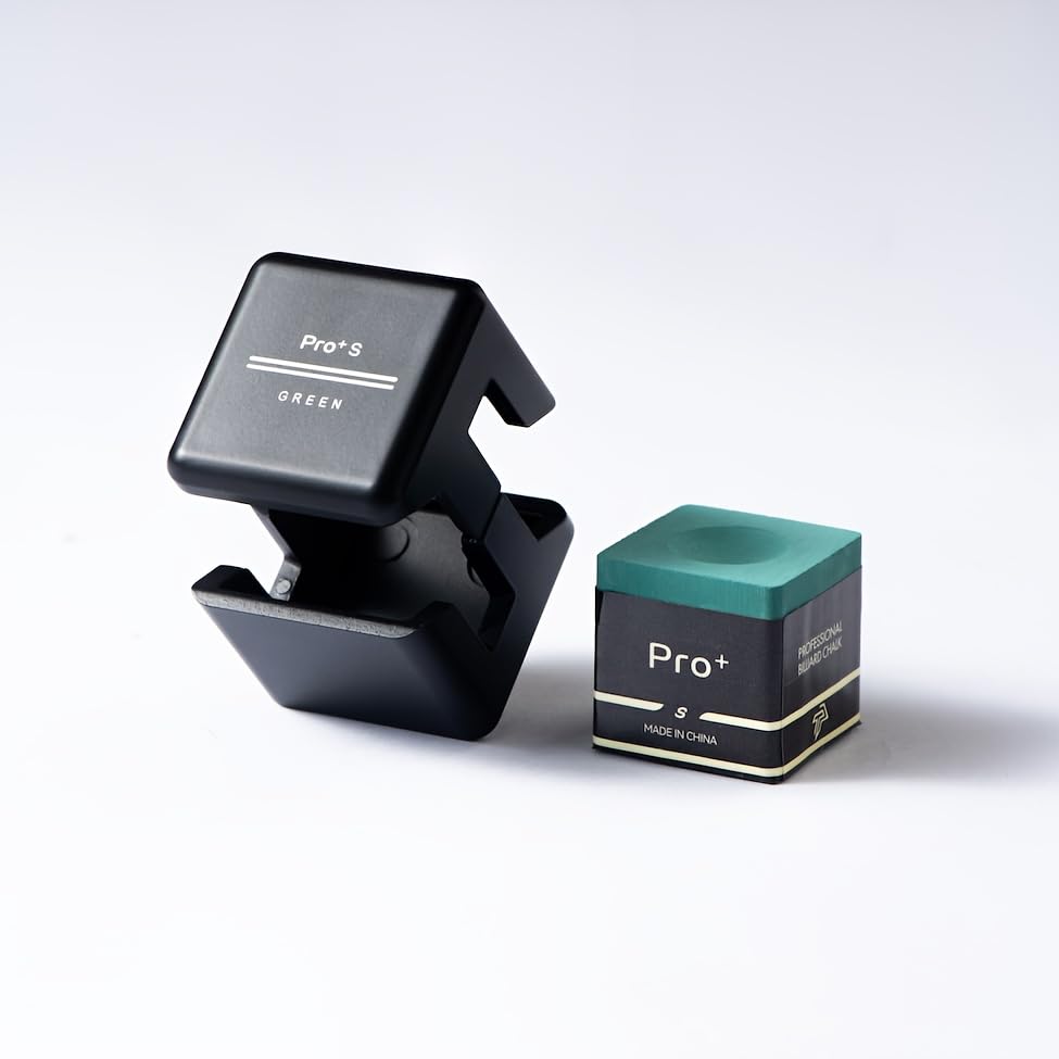 Turning Point Pool Cue Chalk with Aluminum Holder TP Pro Billiard Chalk S-For Soft Tip TP Pro Green for Professional Tournament Dedicated