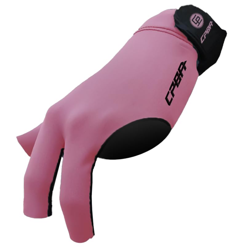 CPBA Professional Billiards Glove Left Hand Pink Color