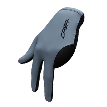 CPBA Professional Billiards Glove Close Finger Grey Color