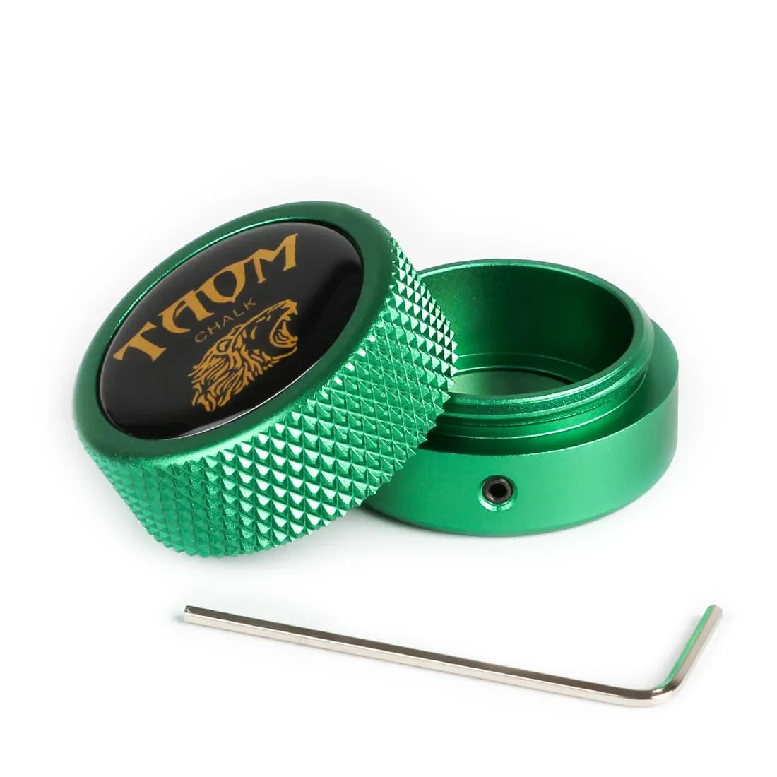 TAOM Pool Chalk Holder Round Shaped Practical Tool Billiards Accessories Magnetic Mini Chalk Tip Case Container Round Box Billiards