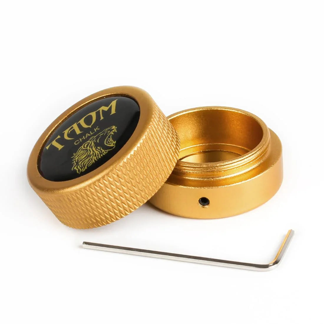TAOM Pool Chalk Holder Round Shaped Practical Tool Billiards Accessories Magnetic Mini Chalk Tip Case Container Round Box Billiards