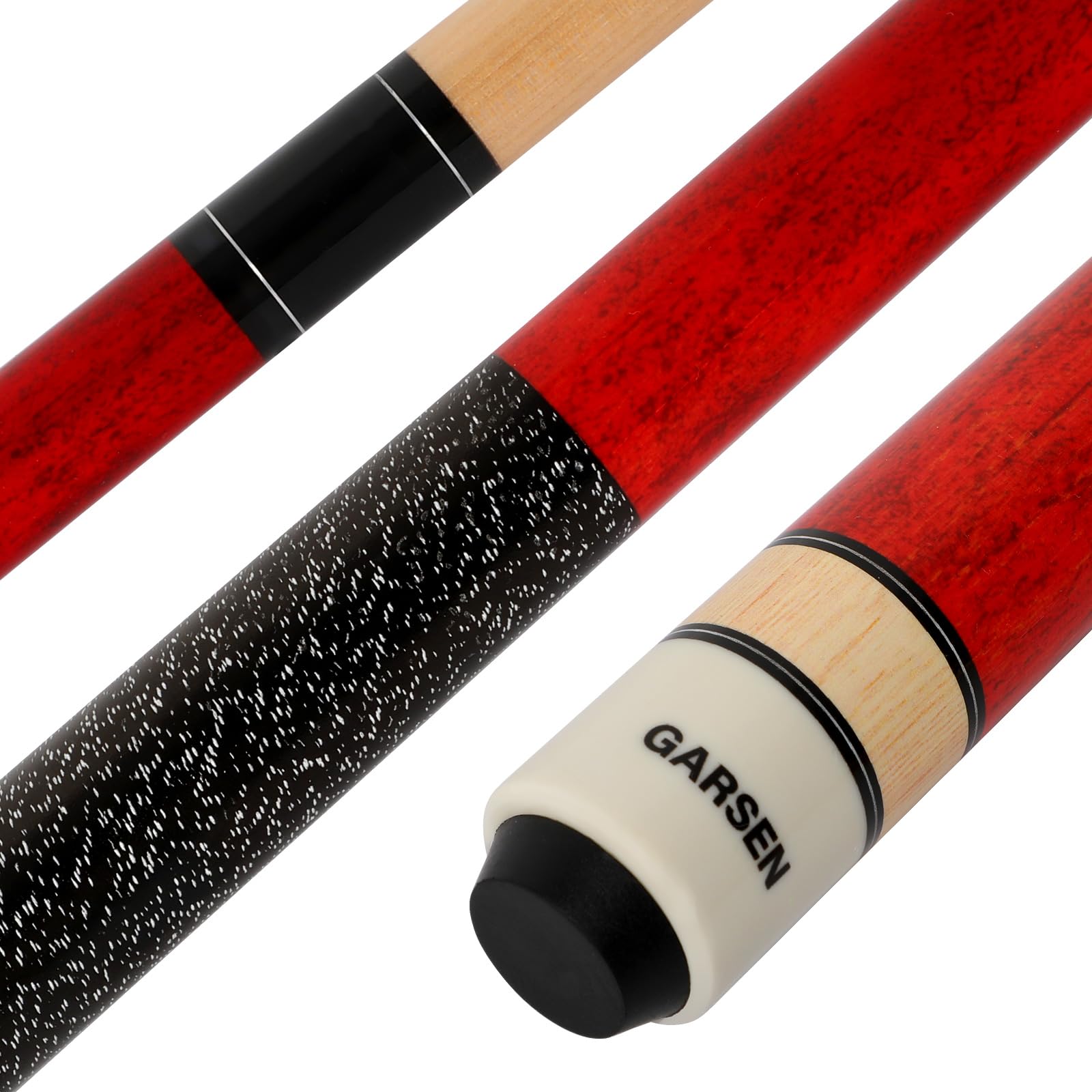 4 Pieces Pool Cue Stick 58 inch 18 oz 19 oz 20 oz 21 oz Billiard House Bar Pool Stick