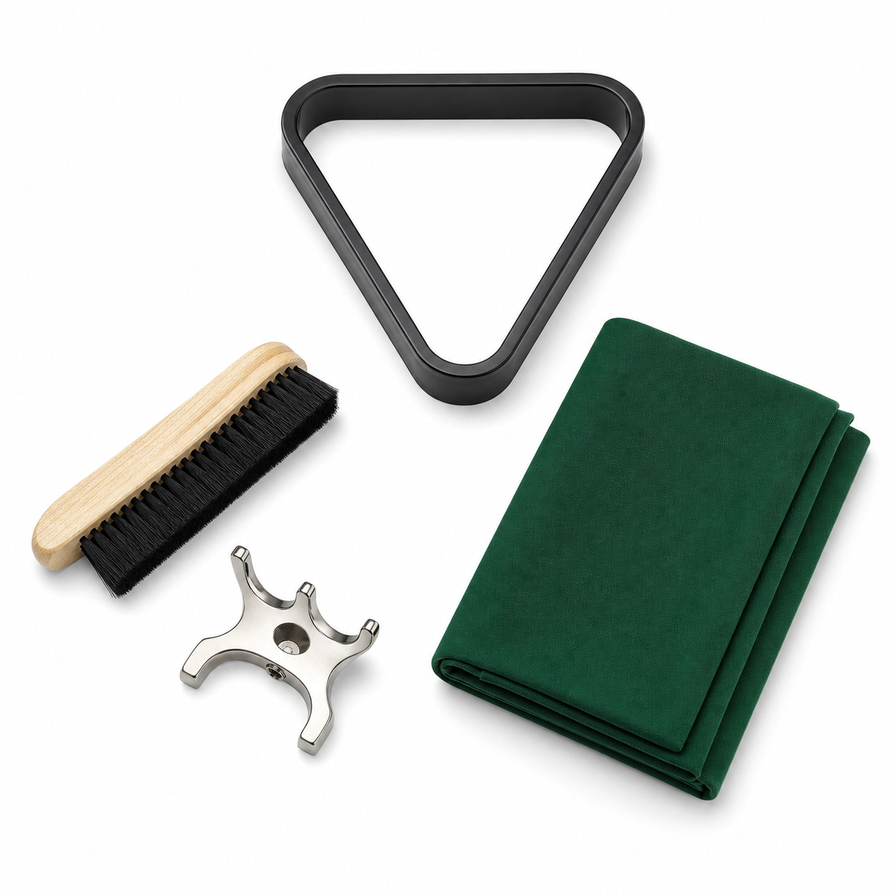 Billiard accessories prepared for custom packaging