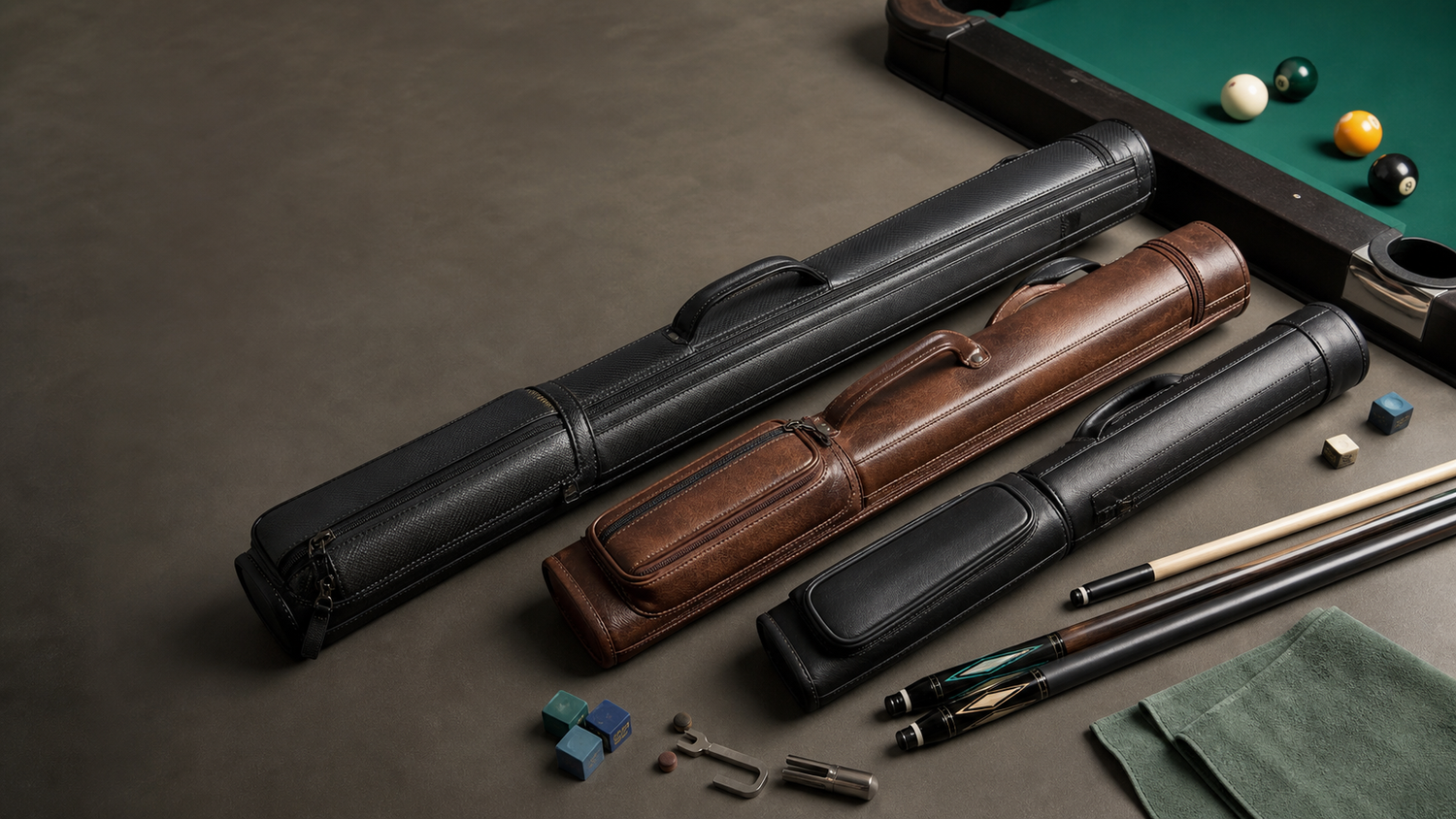 Pool cue cases, cues and billiard accessories for a guide to choosing the right pool cue case