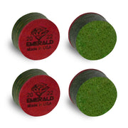 Tiger Emerald Laminated Billiard Cue Tips - 2 pcs