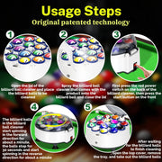 Automatic Billiard Ball Cleaner for 16 Pool Balls