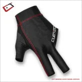 Cuetec Gloves Axis Glove Three Finger Gloves Black Left Hand