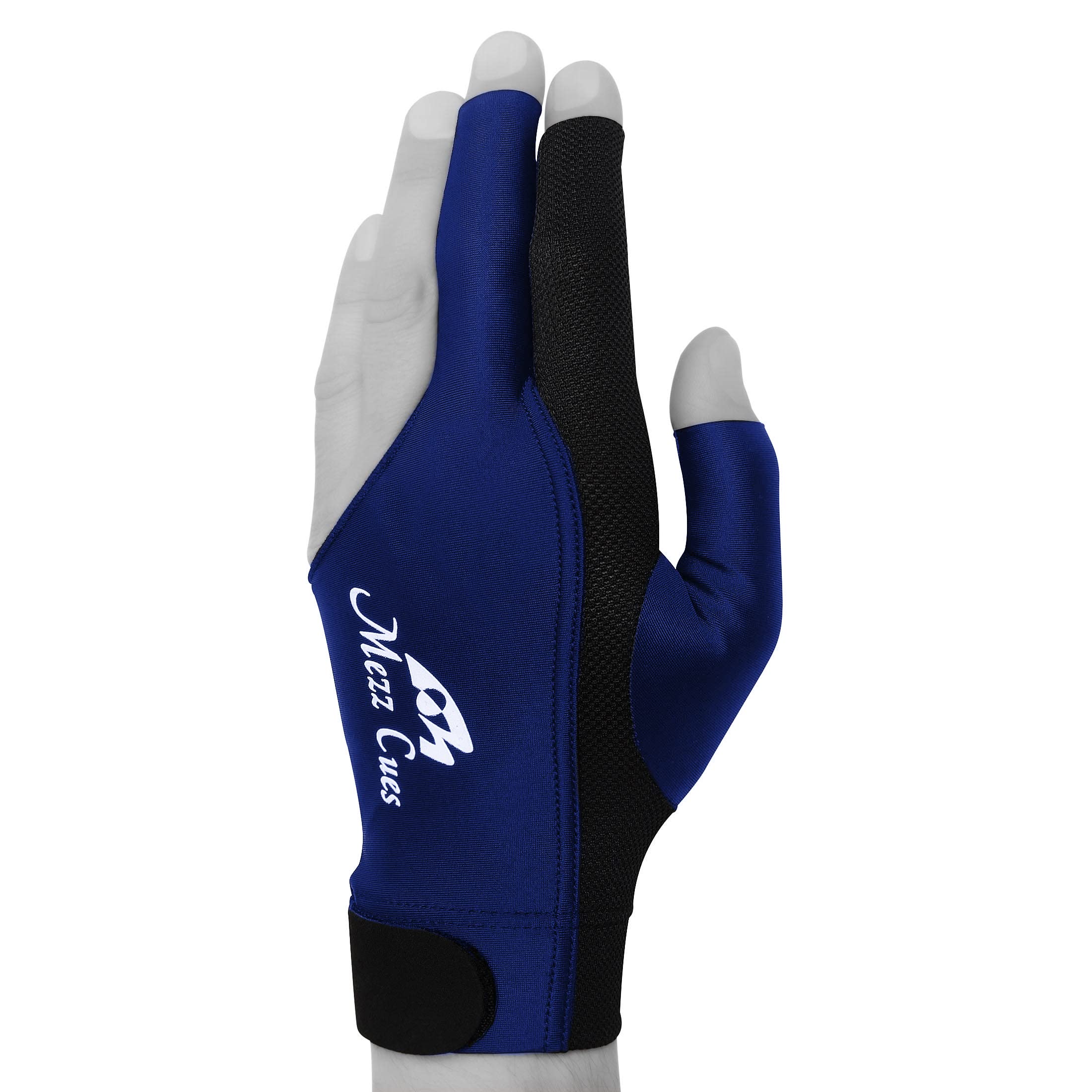 MEZZ Premium Billiard Glove - Fits Either Hand Navy Blue