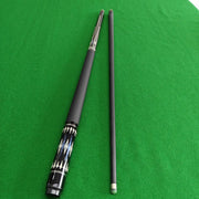 1/2 Split 13MM Leather Head Carbon Fiber Pool Cue With Smooth Feel and Strong Hitting Feeling