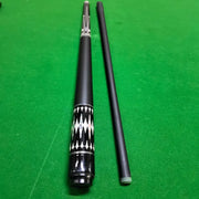 1/2 Split 13MM Leather Head Carbon Fiber Pool Cue With Smooth Feel and Strong Hitting Feeling