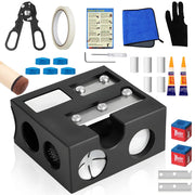 Billiards Pool Cue Tip Shaper, Pool Cue Tips Replacement Kit, Pool Cue Shaper, Pool Cue Tip Tool, Pool Cue Tips Repair Tool for Replacement and Shaping Cue Tips