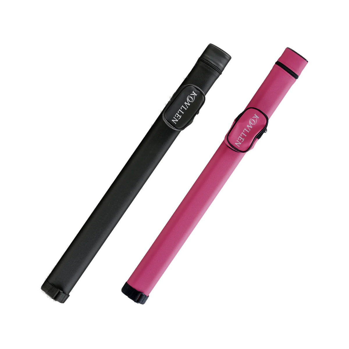Konllen PU pink black hard case 1 Butt x 1 Shaft cut out on white background