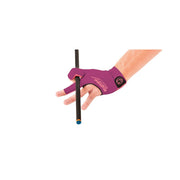 Predator Second Skin Billiard Glove - Purple/Pink on white background